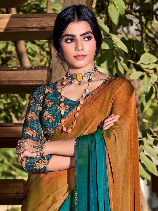 RUST ARUNA VOL.2 SAREE