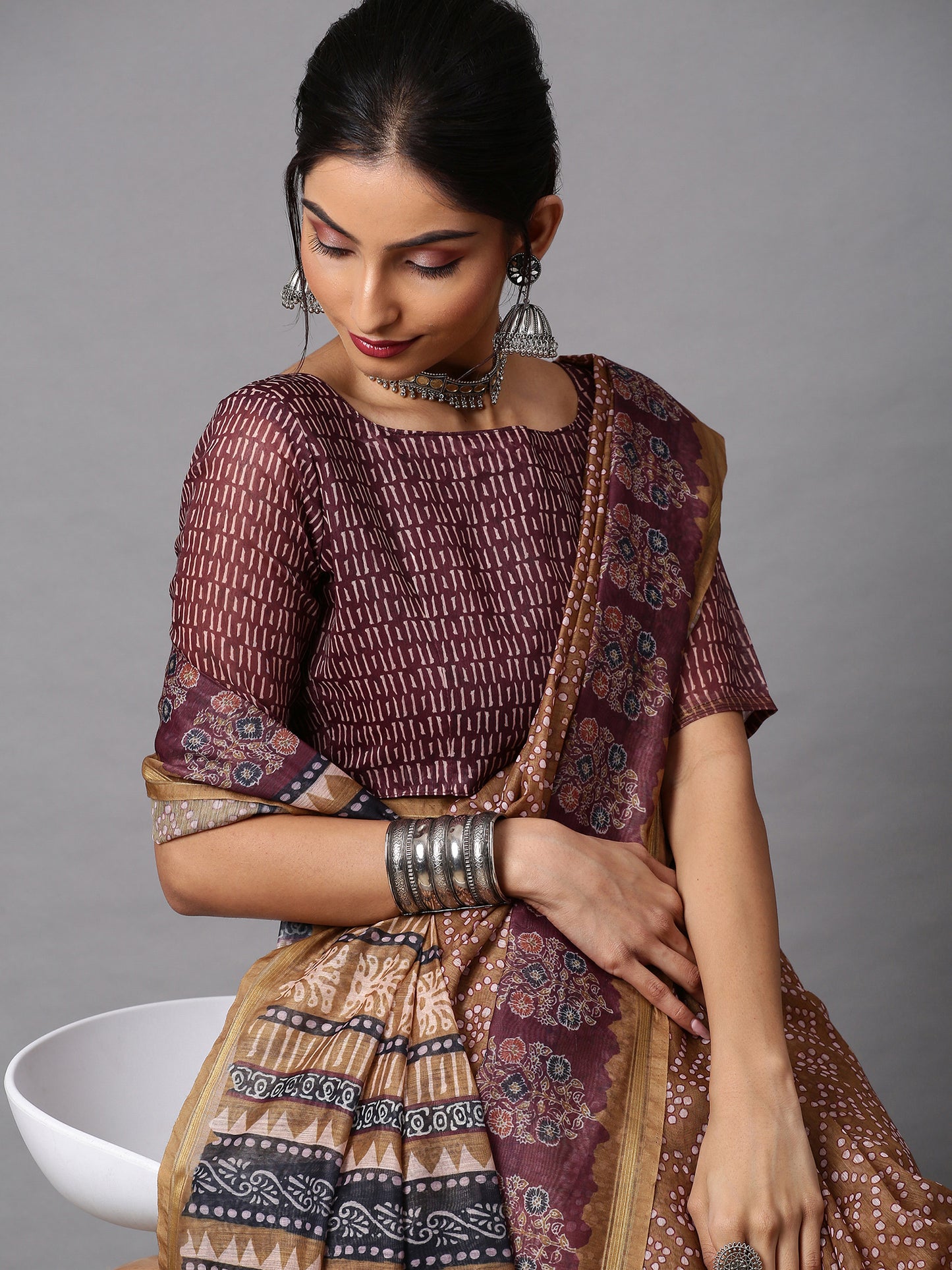 BEIGE BATIQ VOL.2 SAREE