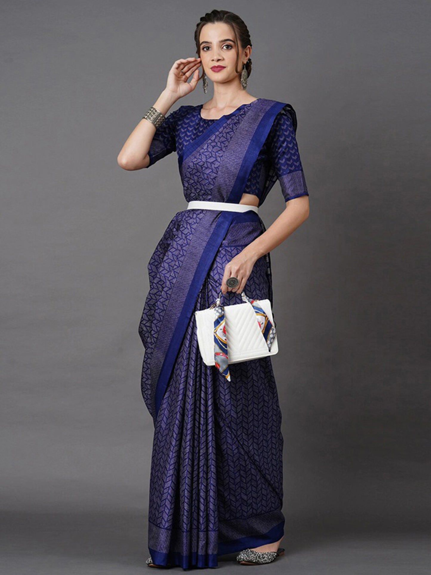 NAVY BLUE DOLA - 104 SILK