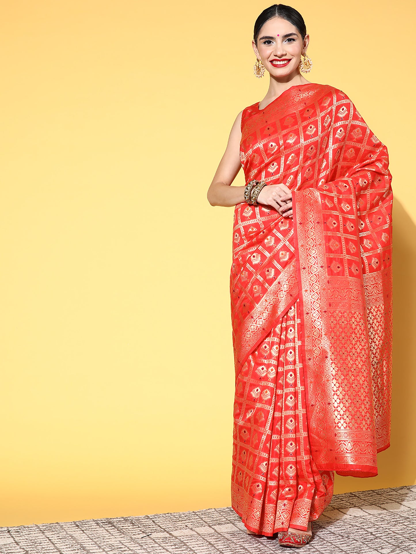 RED DHARAMVARM DELUX - 257 SILK