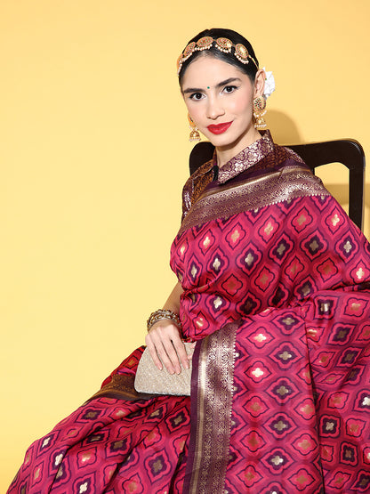 PINK DHARAMVARM DELUX - 259 SILK