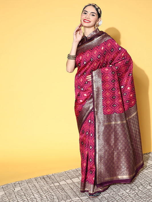 PINK DHARAMVARM DELUX - 259 SILK