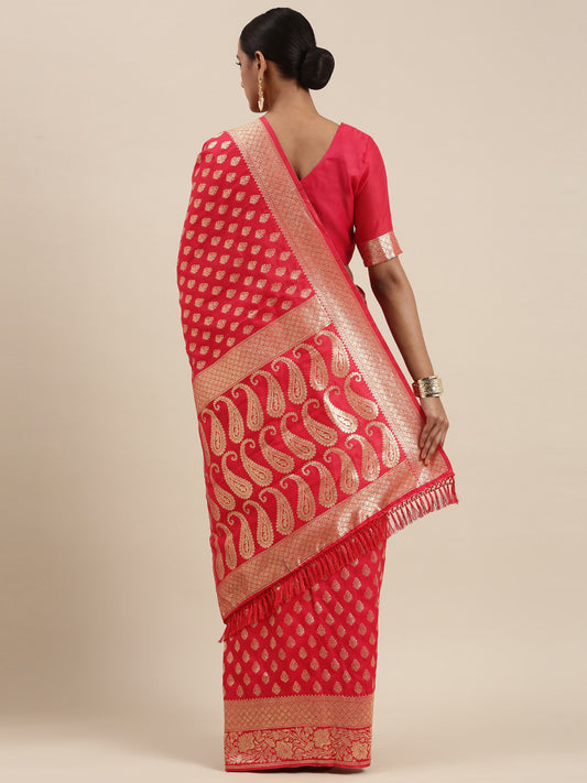 RED POOJA CLASSIC SILK