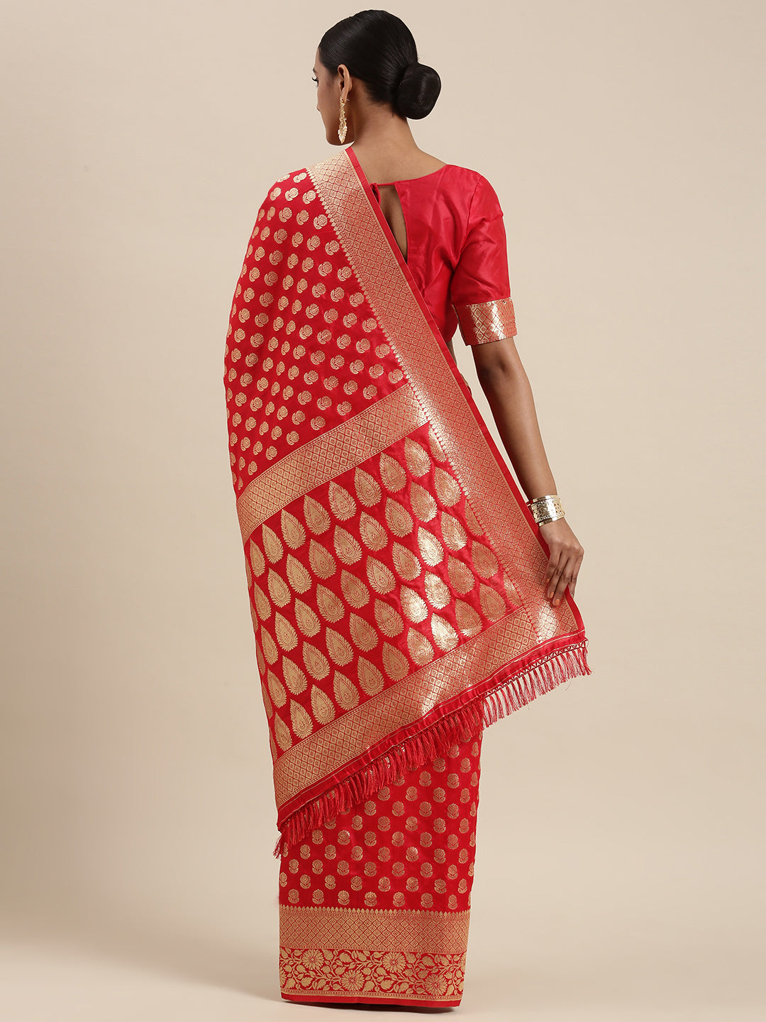 RED POOJA CLASSIC SILK