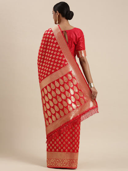 RED POOJA CLASSIC SILK