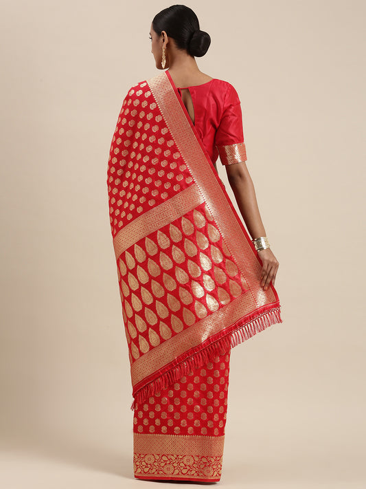 RED POOJA CLASSIC SILK
