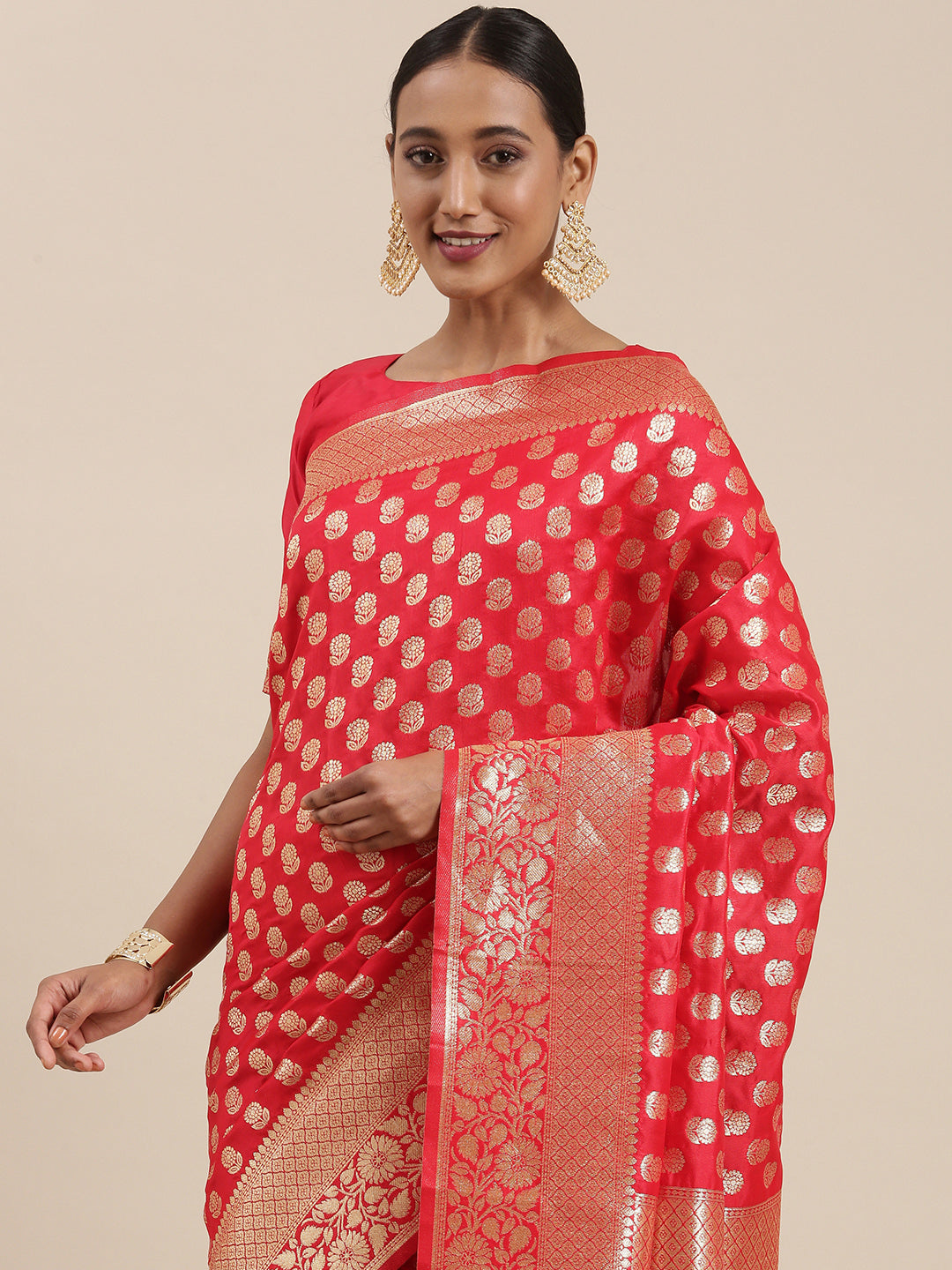 RED POOJA CLASSIC SILK