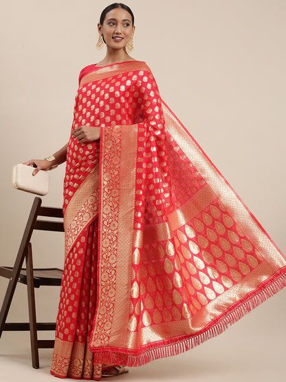 RED POOJA CLASSIC SILK