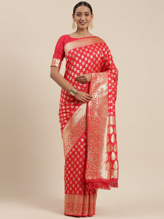 RED POOJA CLASSIC SILK