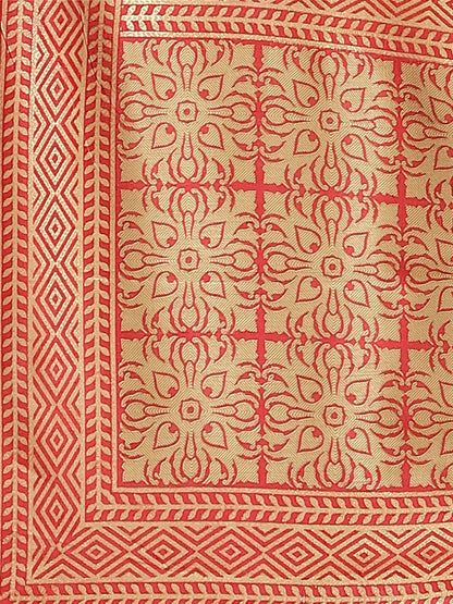 OFF WHITE POOJA DIGITAL SILK