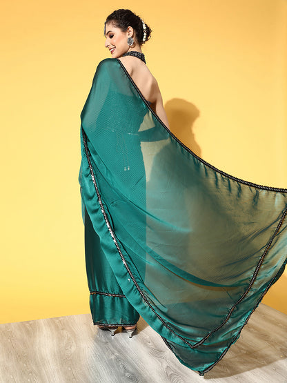 TEAL BLUE SAMEERA VOL.2 GEORGETTE