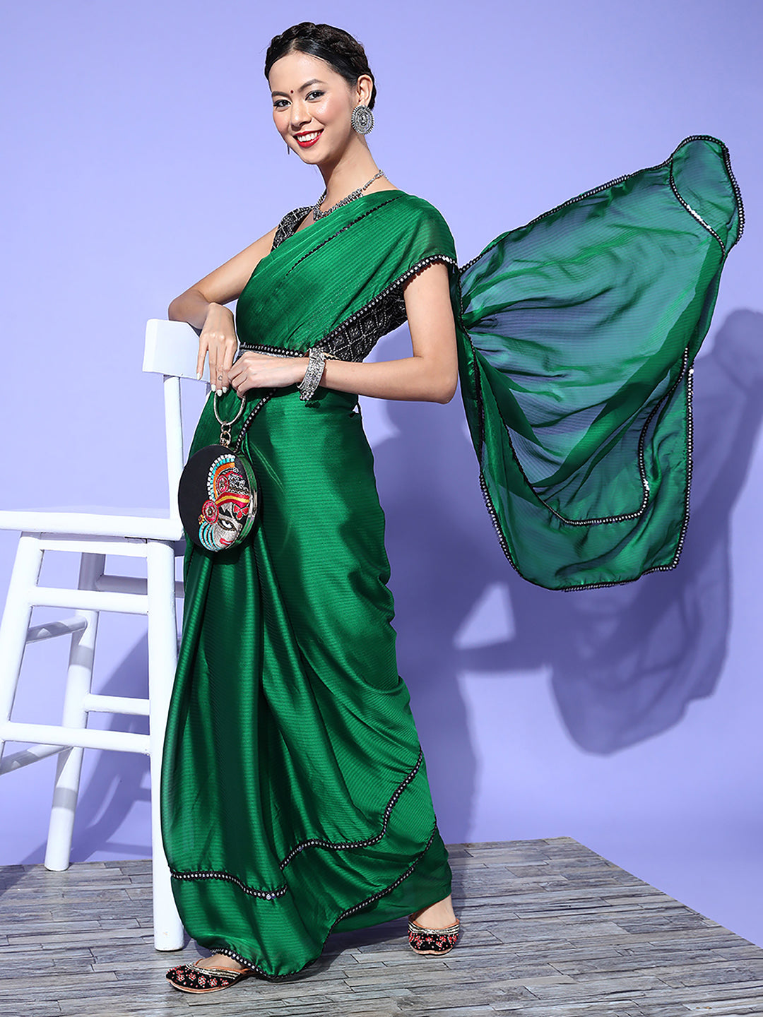 GREEN SAMEERA VOL.2 GEORGETTE
