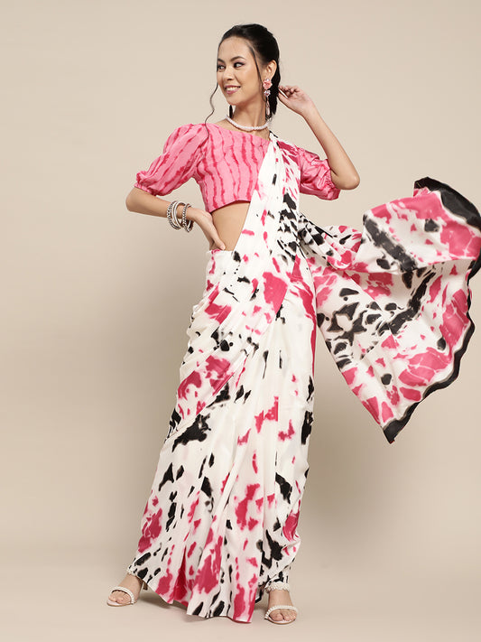 OFF WHITE KAAKSHI SILK SAREE