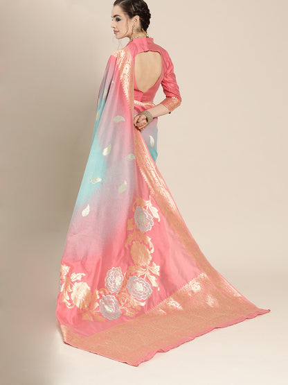 PINK KINAARA SILK