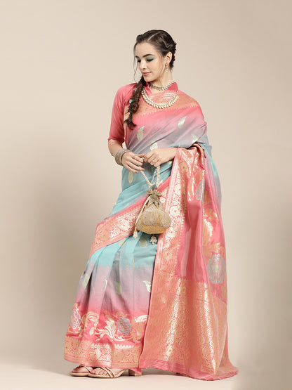PINK KINAARA SILK