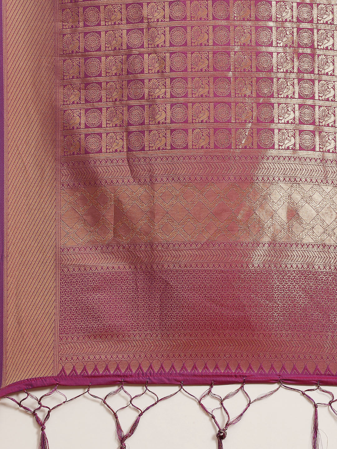 PURPLE KUMBHI KANJEEVARAM