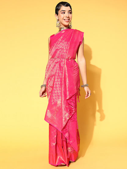PINK KUMBHI SILK