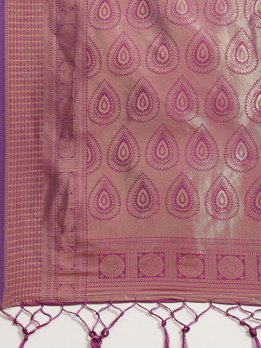 PURPLE KANDINI SILK KANJEEVARAM