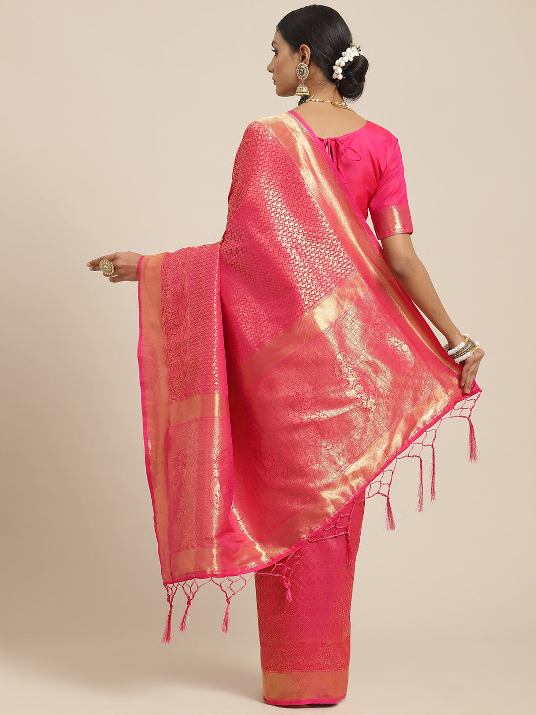 PINK KANDINI SILK KANJEEVARAM