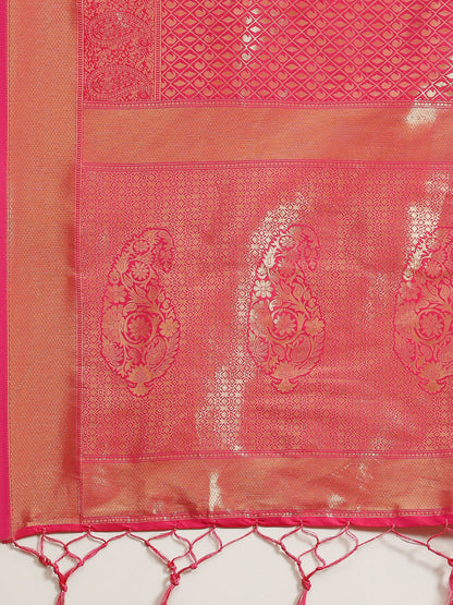 PINK KANDINI SILK KANJEEVARAM