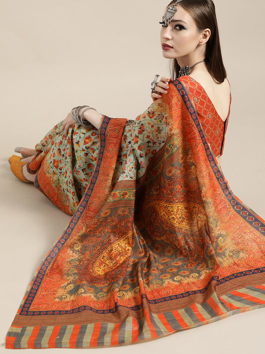 SEA GREEN KASHMIRA PREMIUM-607 SILK