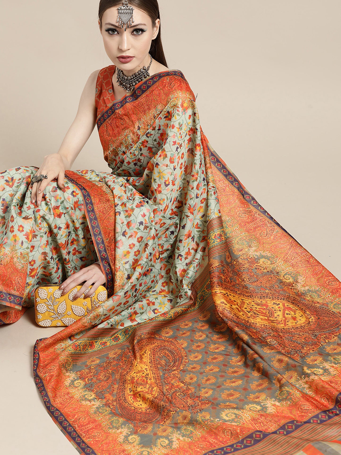 SEA GREEN KASHMIRA PREMIUM-607 SILK