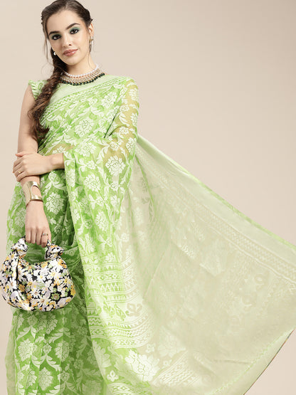 GREEN MISS KARISHMA SAREE