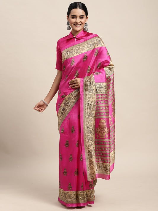 PINK PATOLA - 30 SILK