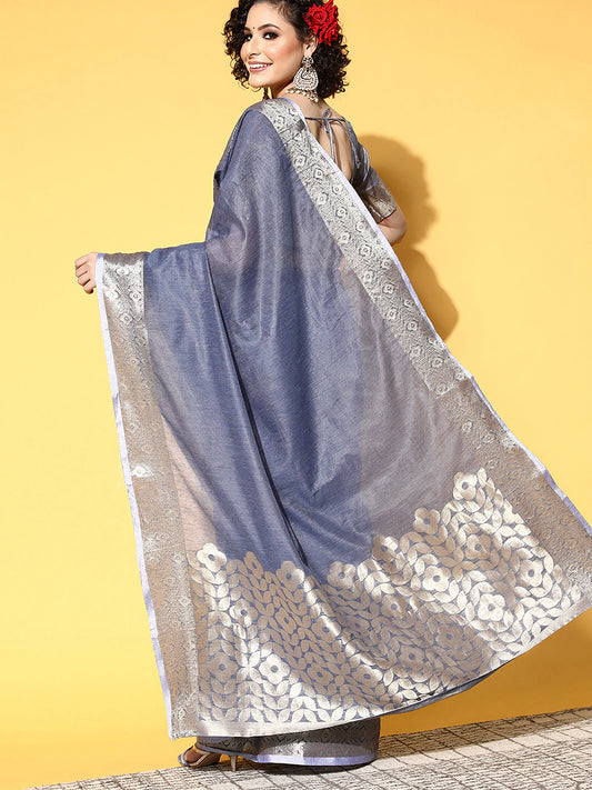 BLUE SIDNAZ SAREE