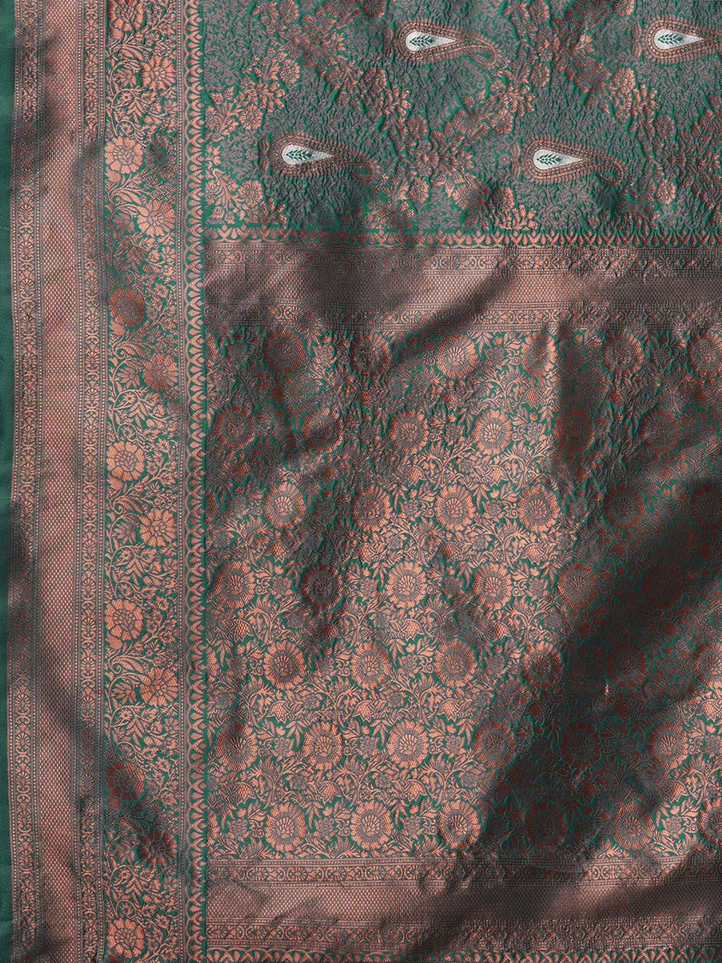 TEAL BLUE FIZA VOL.6 SILK