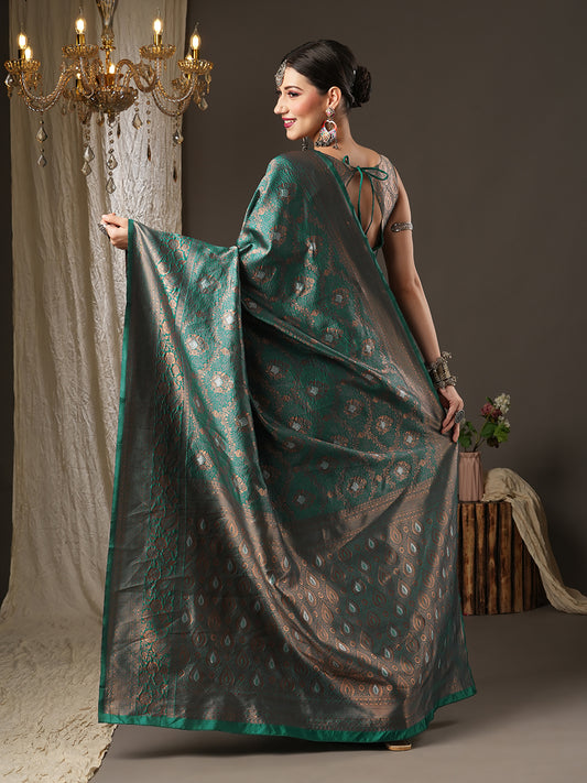 TEAL BLUE FIZA VOL.7 SILK