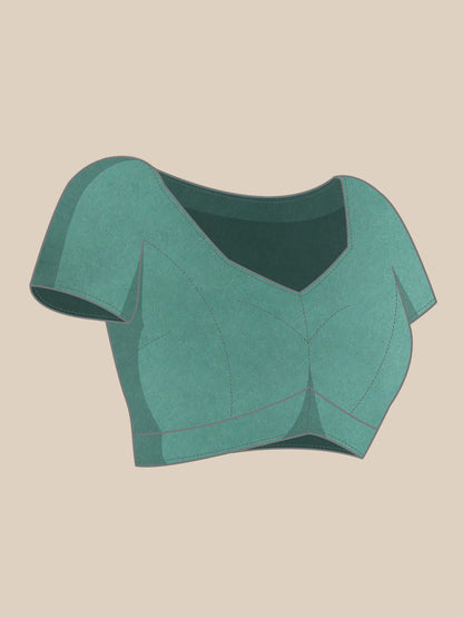 TEAL GREEN GLIMPS VOL.2 SILK