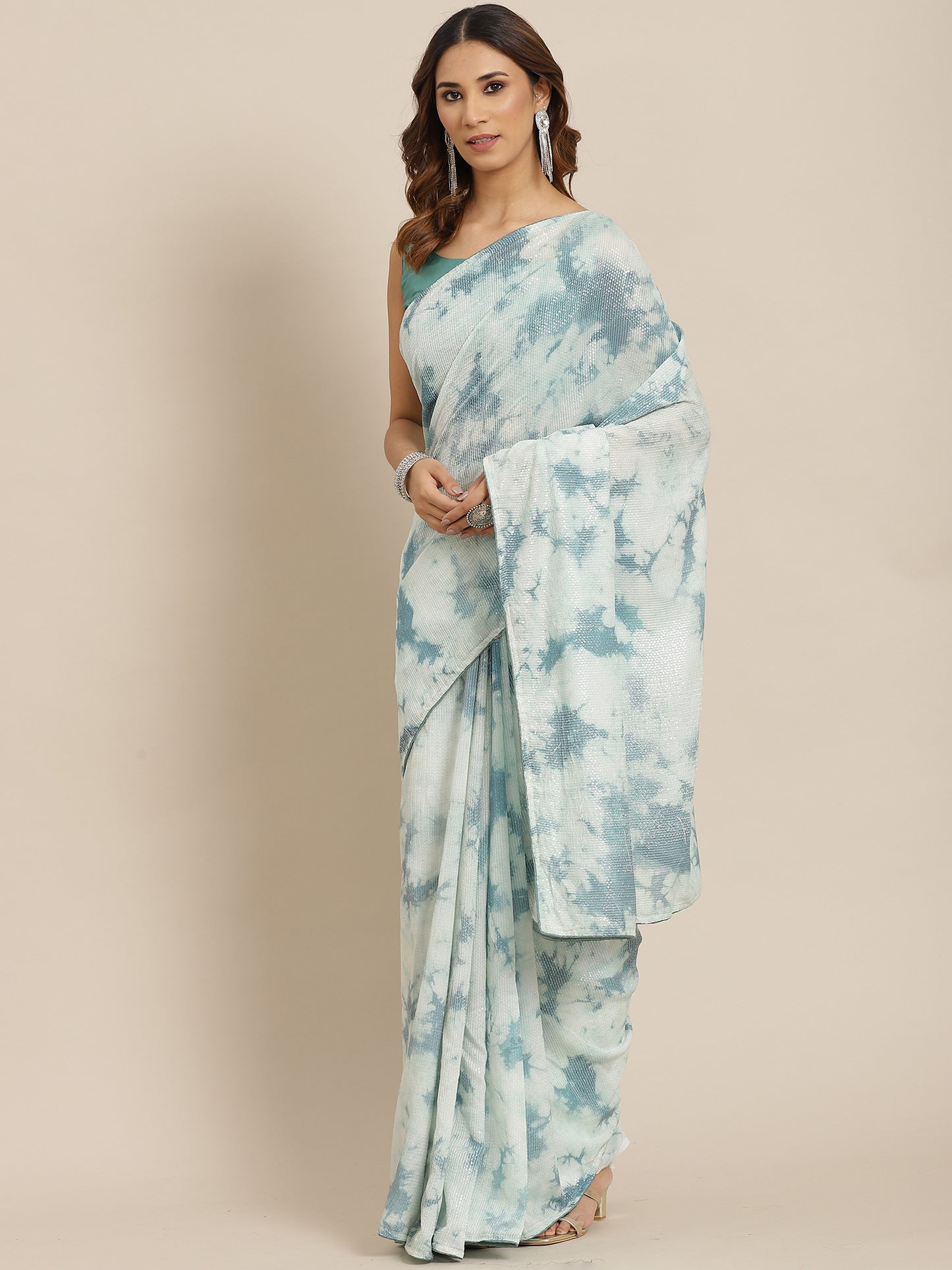 TEAL GREEN GLIMPS VOL.2 SILK