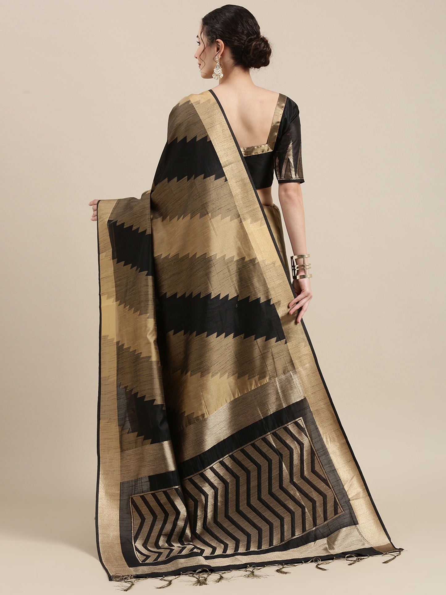 BLACK HANDLOOM SILK - 746 COTTON