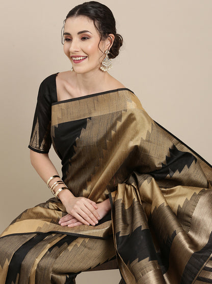 BLACK HANDLOOM SILK - 746 COTTON