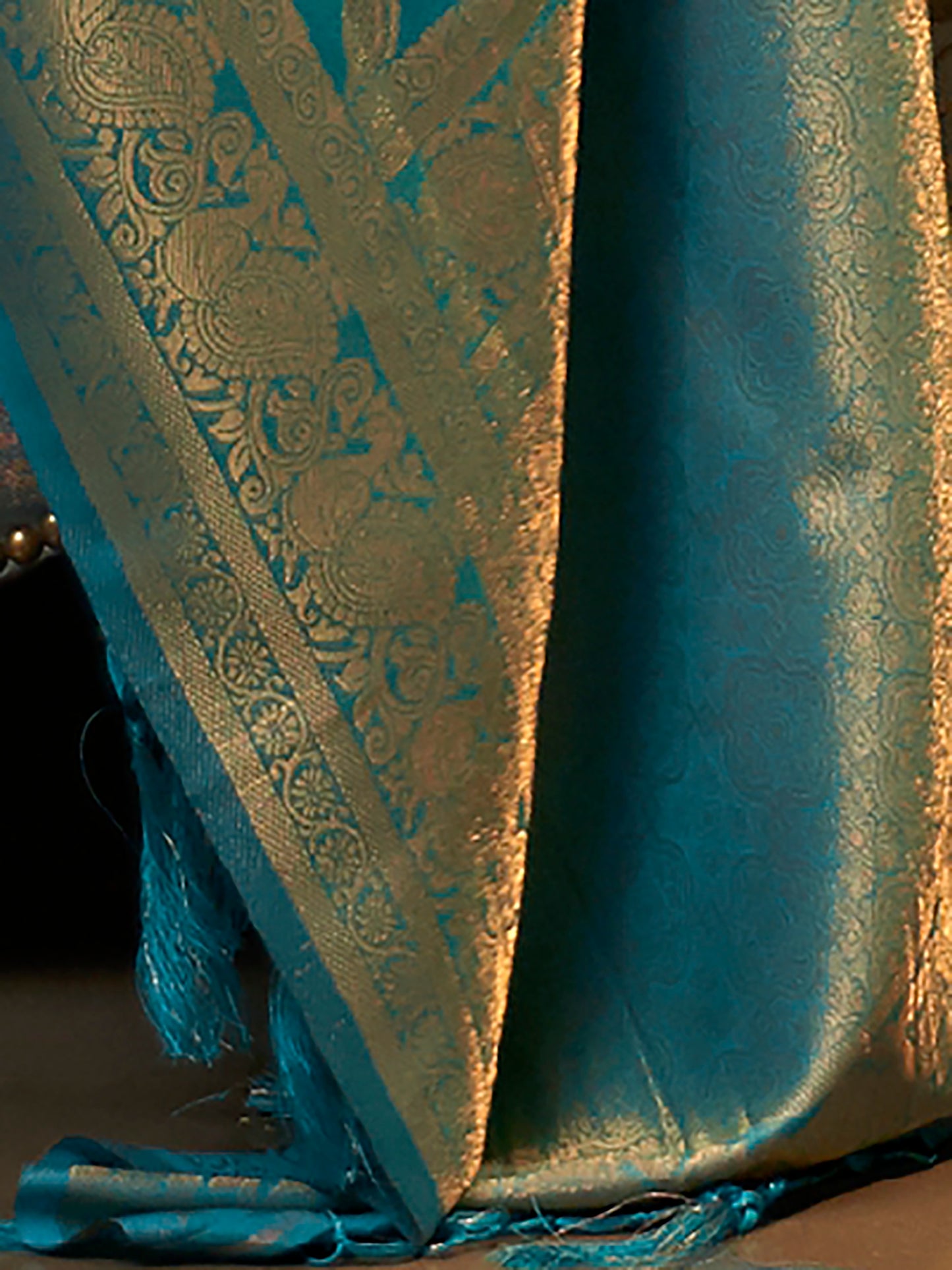 BLUE KAAFILA SILK