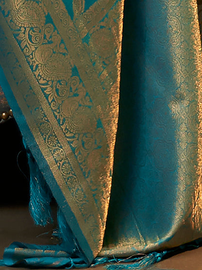 BLUE KAAFILA SILK