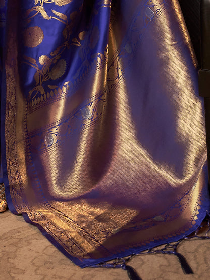 NAVY BLUE KAIROS SILK