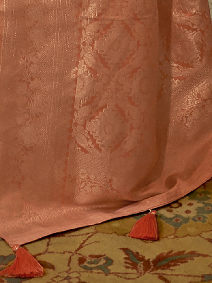 PEACH KANDANA SILK