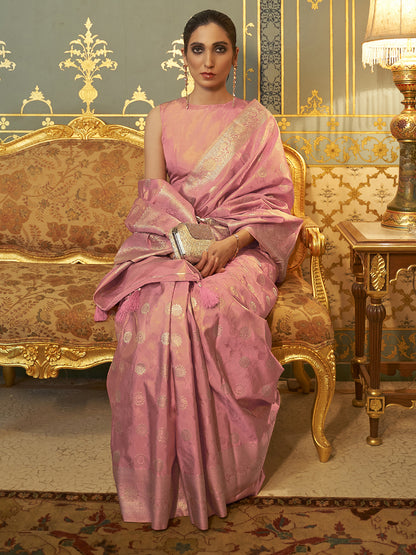 PINK KANDANA SILK