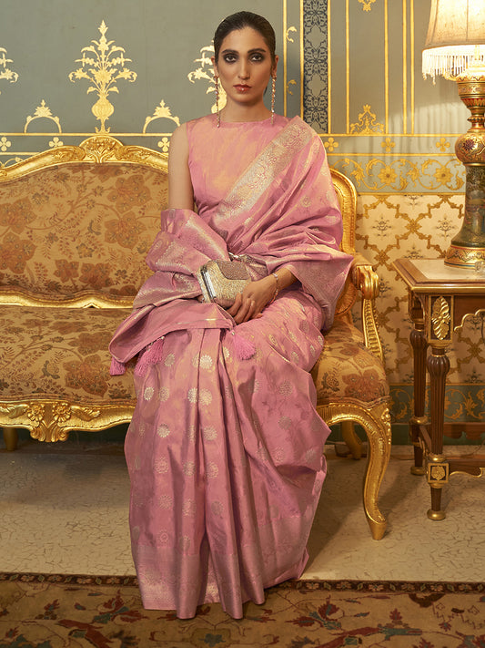 PINK KANDANA SILK