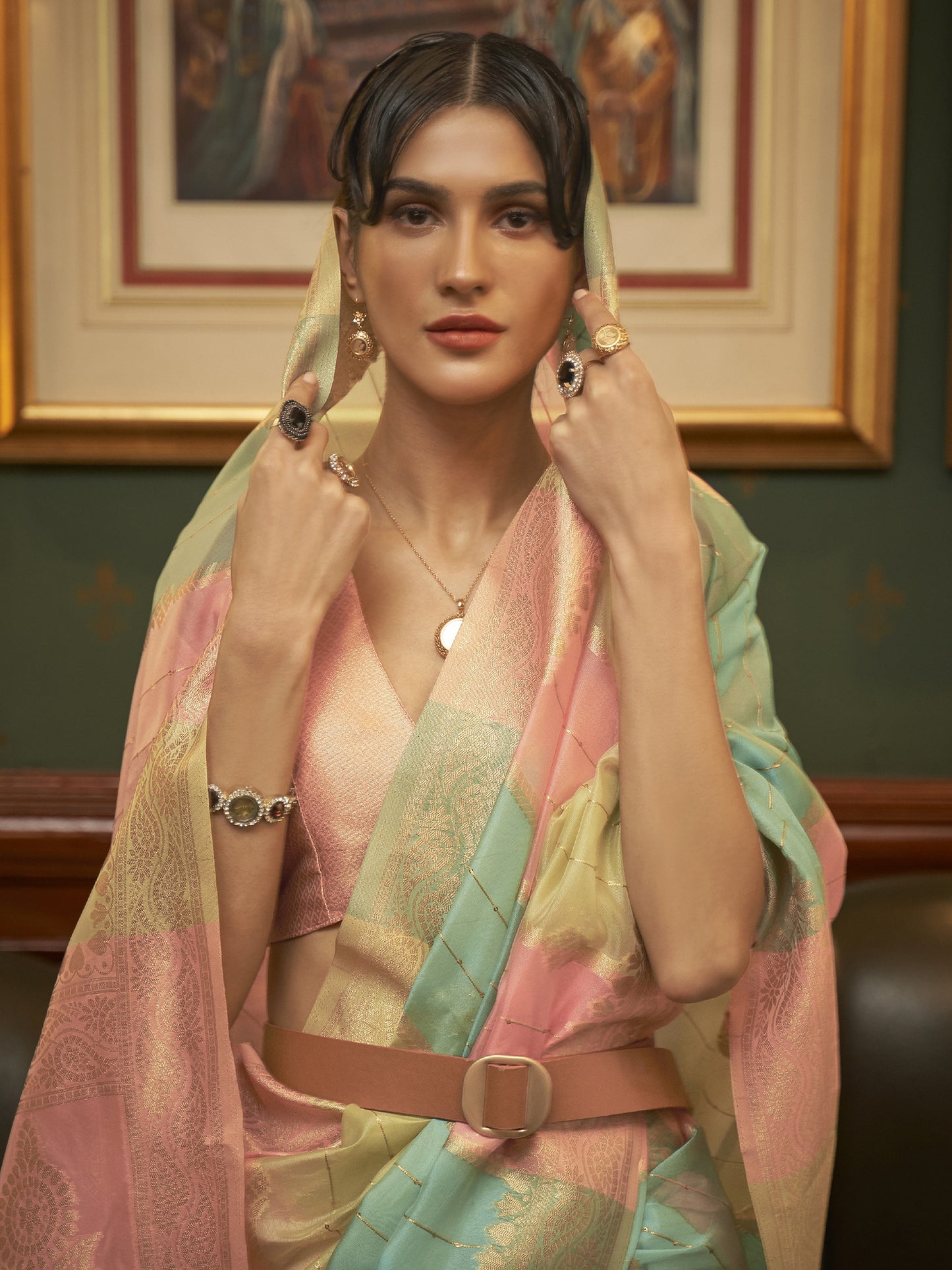 MULTICOLORED KENZO ORGANZA