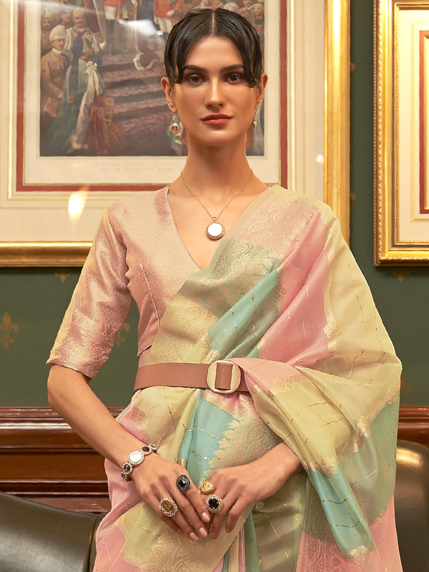 MULTICOLORED KENZO ORGANZA