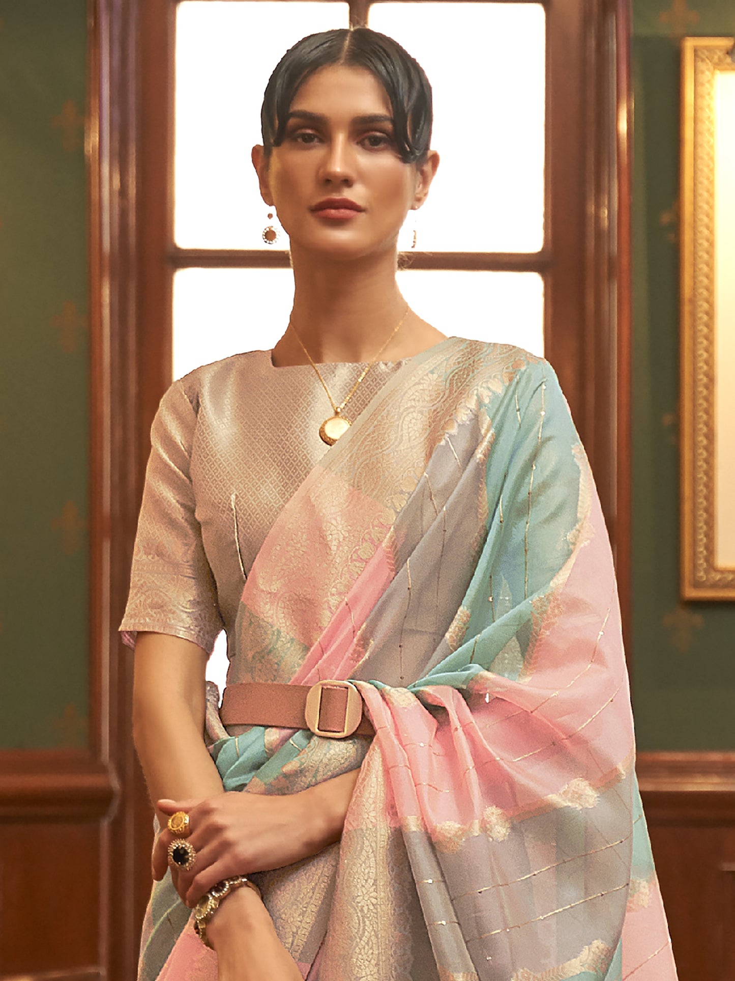 MULTICOLORED KENZO ORGANZA