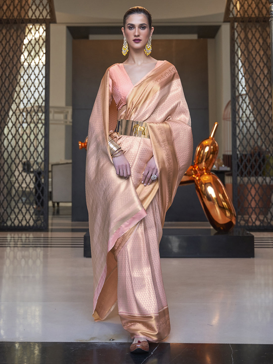 PEACH 245000- KHITAAB SILK