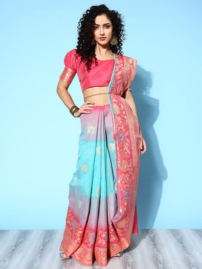 PINK KINAARA SILK