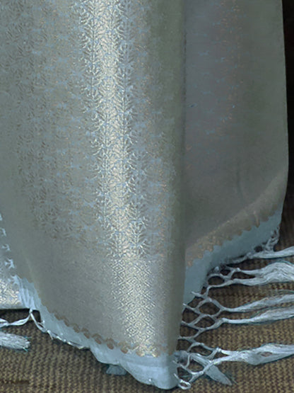 TURQUOISE KISHIR SILK