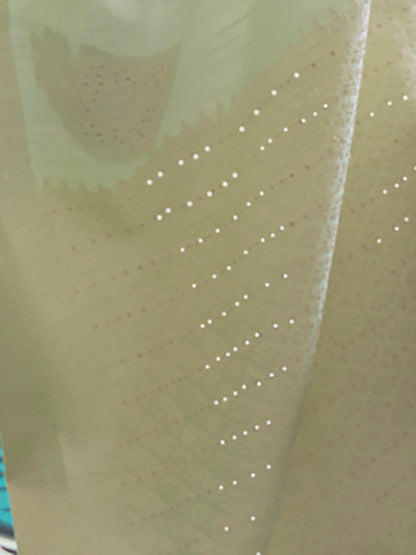 GREEN KIZAAH LUCKNOWI SILK