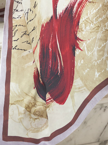 CREAM KALAMKARI  SAREE