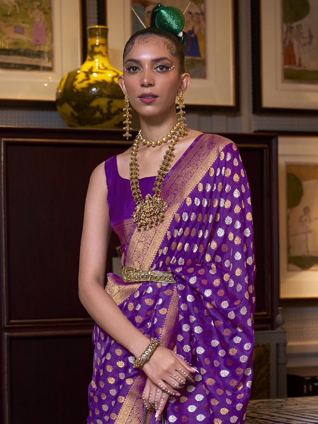 PURPLE KLOSET SILK